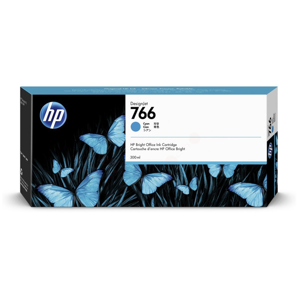 HP P2V89A 766 Tinte Cyan
