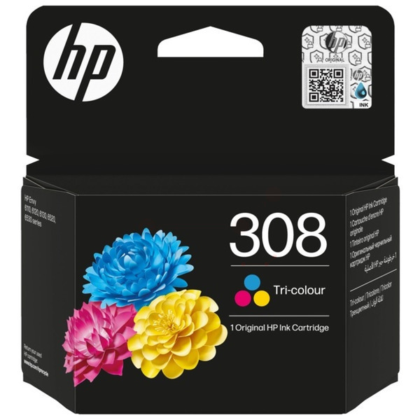 HP 7FP20UE 308 Tinte Color