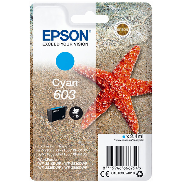 Epson C 13 T 03U24010 603 Tinte Cyan