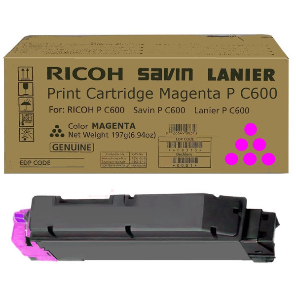 Ricoh 408316 P C600 Toner Magenta