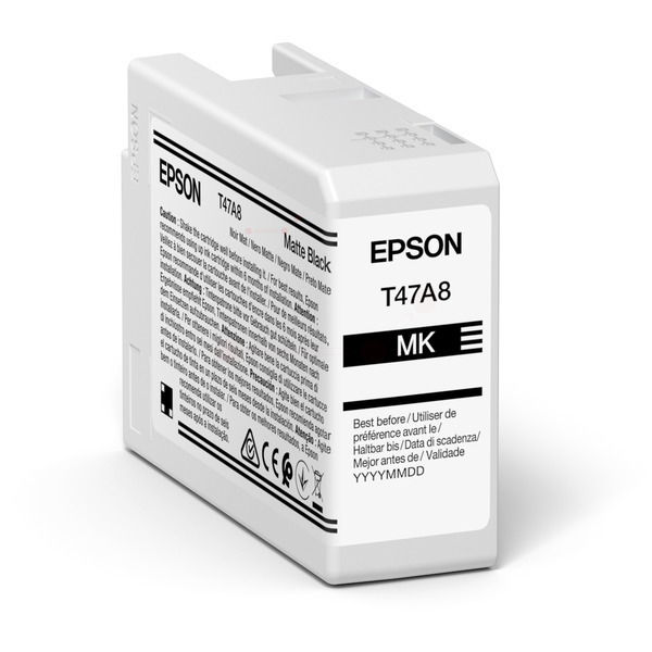 Epson C 13 T 47A800 T47A8 Tinte Matte Black