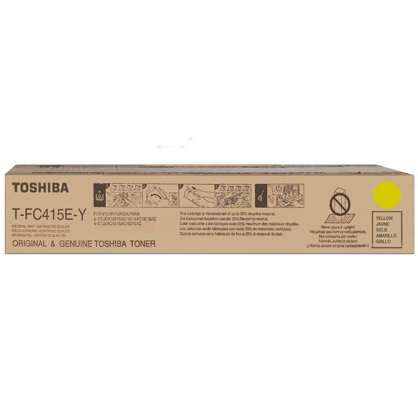 Toshiba 6AJ00000182 T-FC 415 EY Toner Yellow
