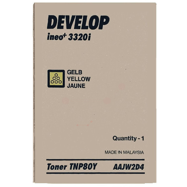 Develop AAJW2D4 TNP-80 Y Toner Yellow