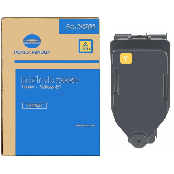 Konica Minolta AAJW252 TNP-80 Y Toner Yellow