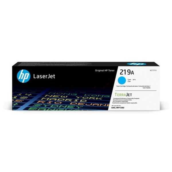 HP W 2191 A 219A Toner Cyan