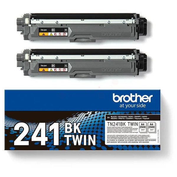 Brother TN-241 BK TWIN Toner Black VE 2