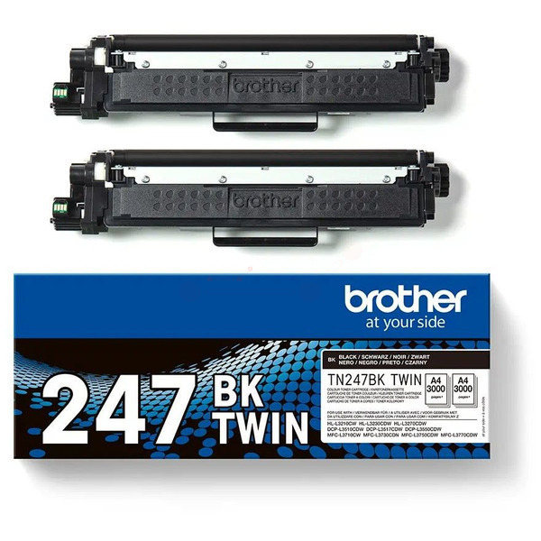 Brother TN-247 BK TWIN Toner Black VE 2