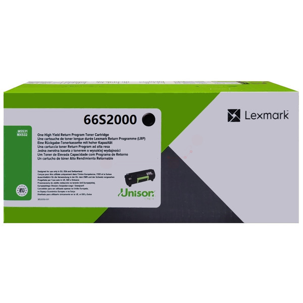Lexmark 66S2000 Toner Black
