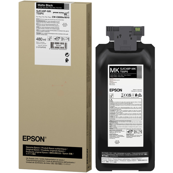 Epson C 13 T 55P540 SJIC-48-P-MK Tinte Matte Black