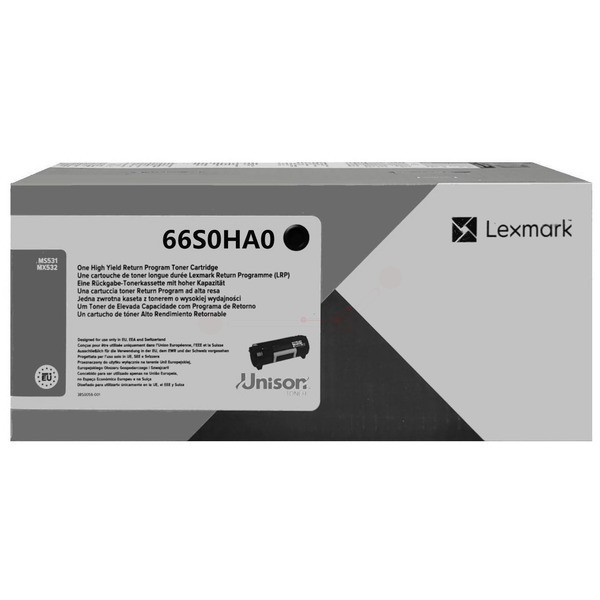 Lexmark 66S0HA0 Toner Black