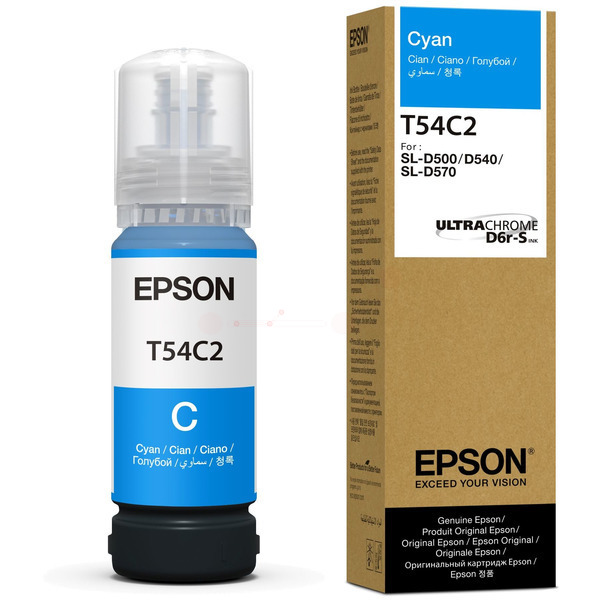 Epson C 13 T 54C220 T54C2 Tinte Cyan