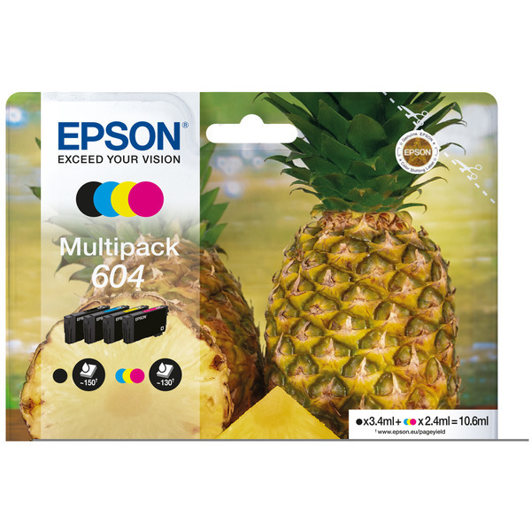 Epson C 13 T 10G64010 604 Tinte CMYK VE 4