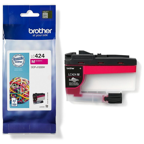 Brother LC-424 M Tinte Magenta