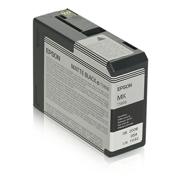 Epson C 13 T 58080N T5808 Tinte Matte Black