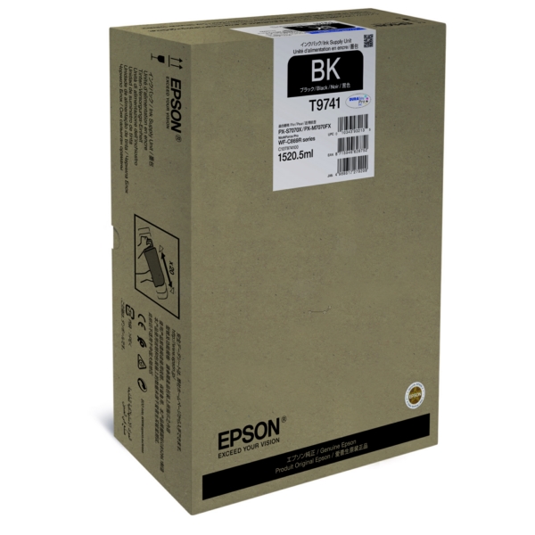Epson C 13 T 97410N T9741 Tinte Black