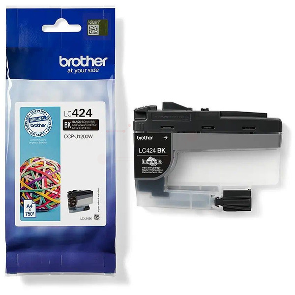 Brother LC-424 BK Tinte Black