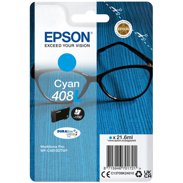 Epson C 13 T 09K24010 408L Tinte Cyan
