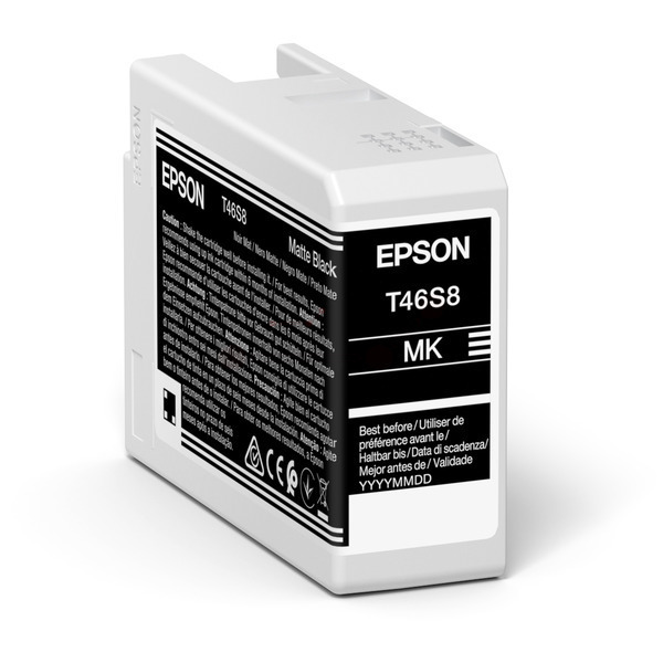 Epson C 13 T 46S80N T46S8 Tinte Matte Black