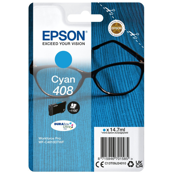 Epson C 13 T 09J24010 408 Tinte Cyan