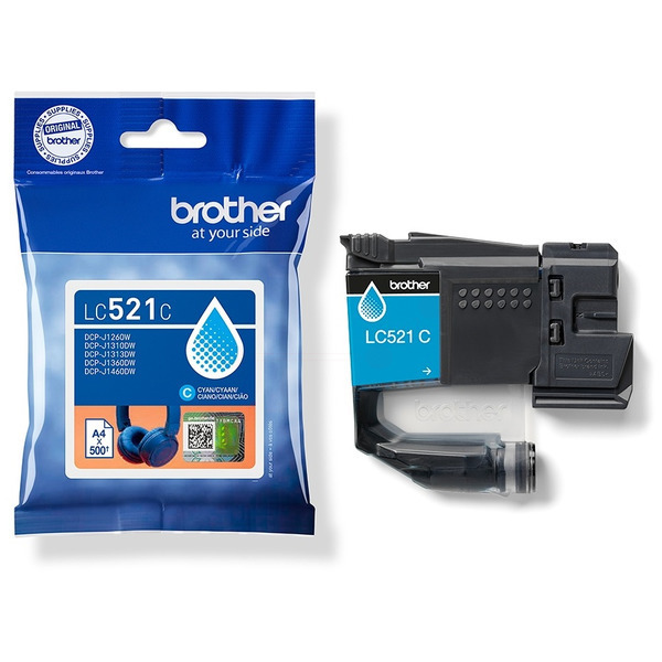 Brother LC-521 C Tinte Cyan