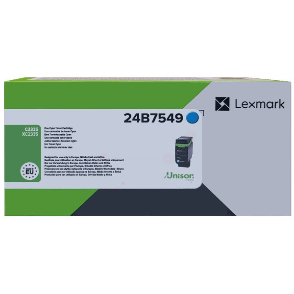 Lexmark 24 B 7549 Toner Cyan