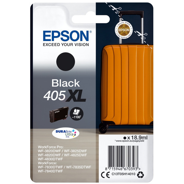 Epson C 13 T 05H14010 405 XL Tinte Black