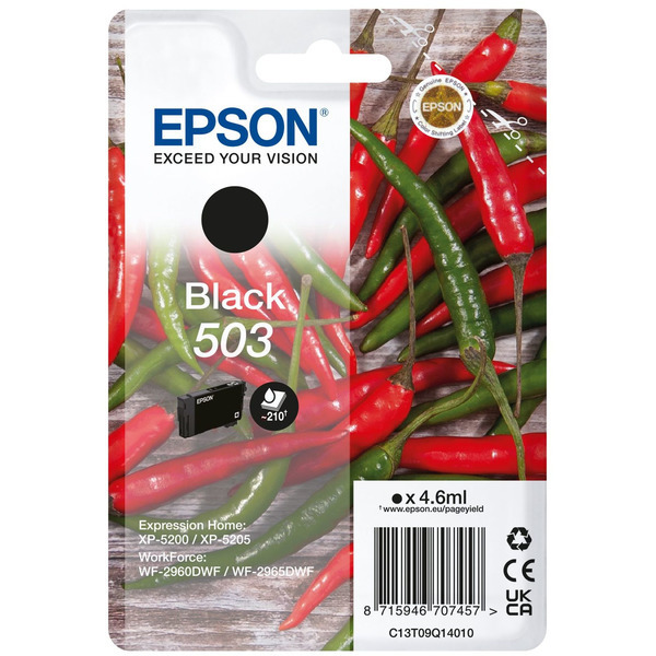Epson C 13 T 09Q14010 503 Tinte Black