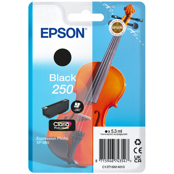 Epson C 13 T 16N14010 250 Tinte Black