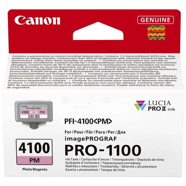 Canon 6782 C 001 PFI-4100 PM Tinte Photo Magenta