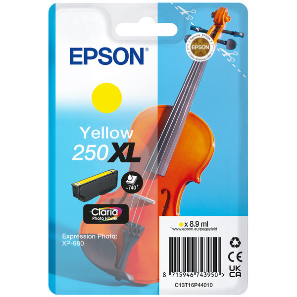Epson C 13 T 16P44010 250XL Tinte Yellow