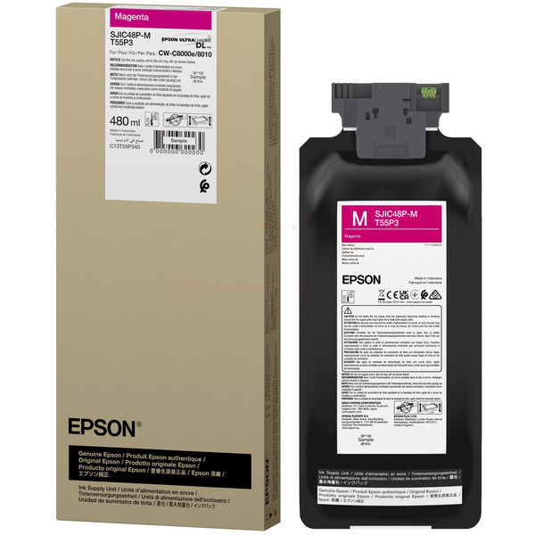 Epson C 13 T 55P340 SJIC-48-P-M Tinte Magenta