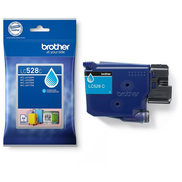 Brother LC-528 C Tinte Cyan
