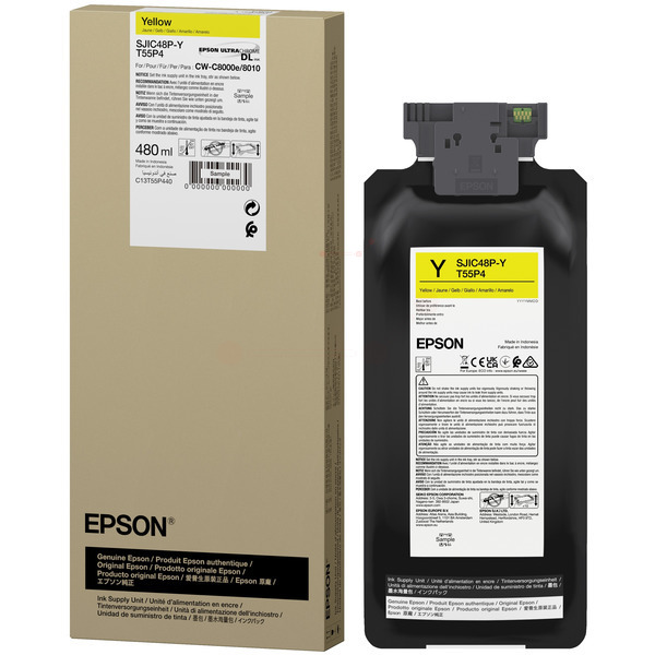 Epson C 13 T 55P440 SJIC-48-P-Y Tinte Yellow