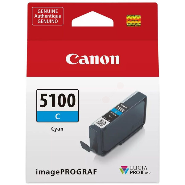 Canon 6953 C 001 PFI-5100 C Tinte Cyan