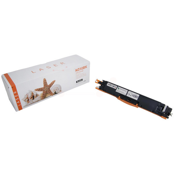 Premium Toner Kompatibel zu HP 126A, CE310A, CANON 729BK Black