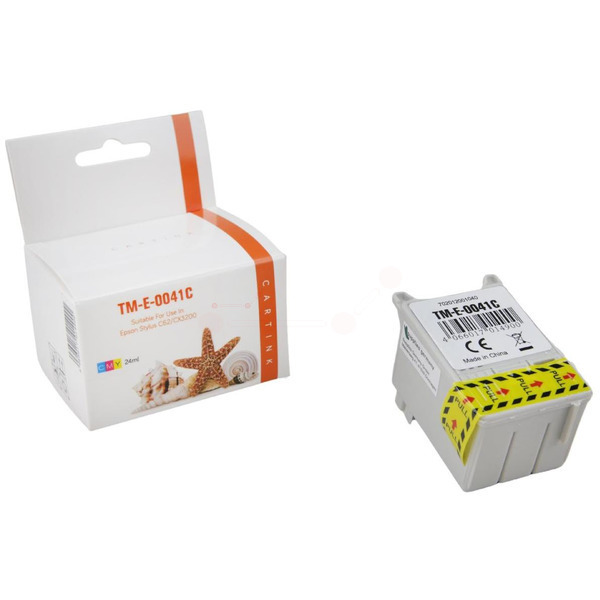 Premium Tinte Kompatibel zu EPSON C13T04104010, T041 Color