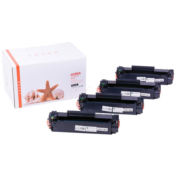 Premium Toner Kompatibel zu CANON, HP 35A, CB436A Black XL VE 4