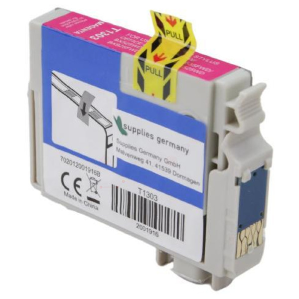 Premium Tinte Kompatibel zu EPSON C13T13034010, T1303 Magenta