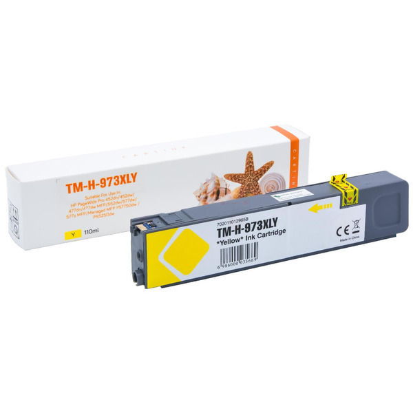 Premium Tinte Kompatibel zu HP 973X, F6T83AE Yellow