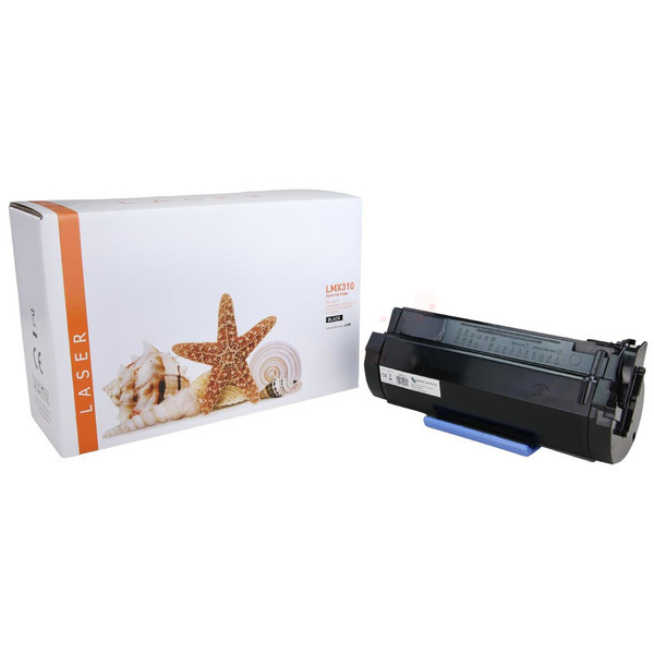 Premium Toner Kompatibel zu LEXMARK 602, 60F2000 Black