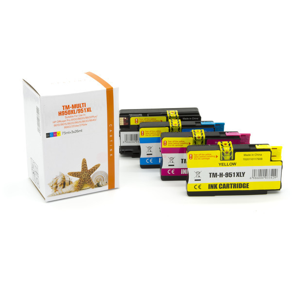 Premium Tinte Kompatibel zu HP 950XL, 951XL, C2P43AE CMYK VE 4