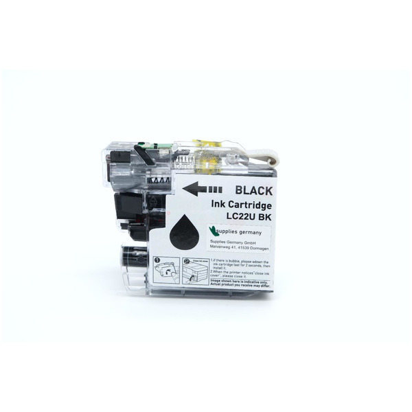 Premium Tinte Kompatibel zu BROTHER LC-22UBK Black