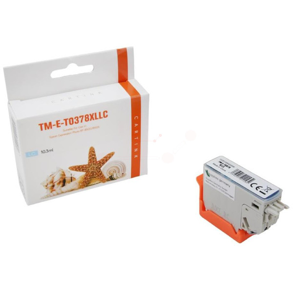 Premium Tinte Kompatibel zu EPSON 378, C13T37854010 Photo Cyan