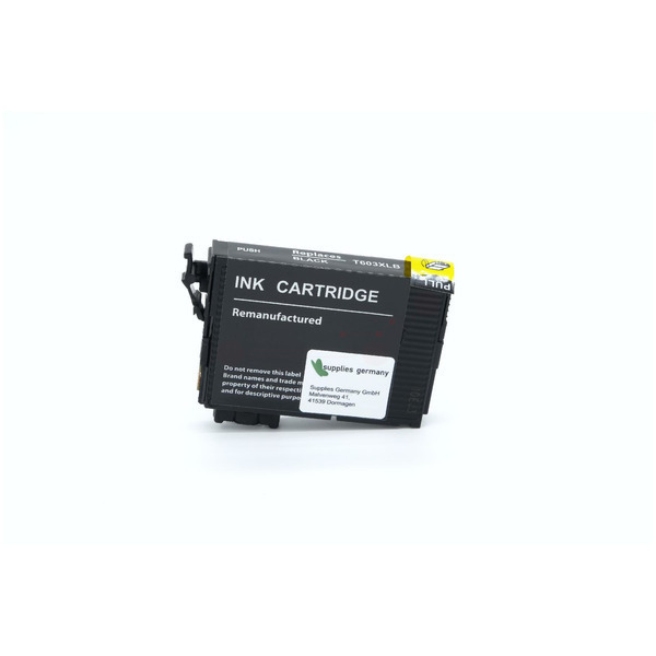 Premium Tinte Kompatibel zu EPSON 603XL, C13T03A14010 Black