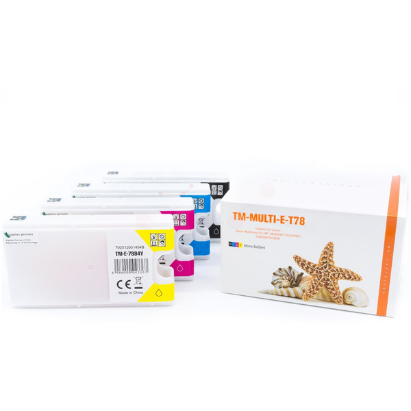 Premium Tinte Kompatibel zu EPSON C13T789340, T7894XXL CMYK VE 4