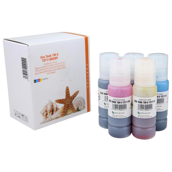 Premium Tinte Kompatibel zu EPSON 104, C13T00P640 CMYK VE 5