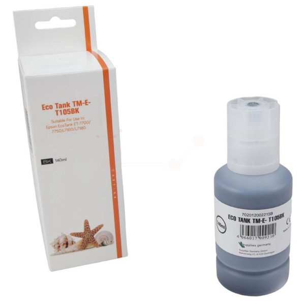 Premium Tinte Kompatibel zu EPSON 105, C13T00Q140 Black