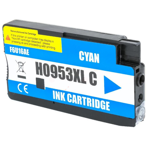 Premium Tinte Kompatibel zu HP 953XL, F6U16AE Cyan