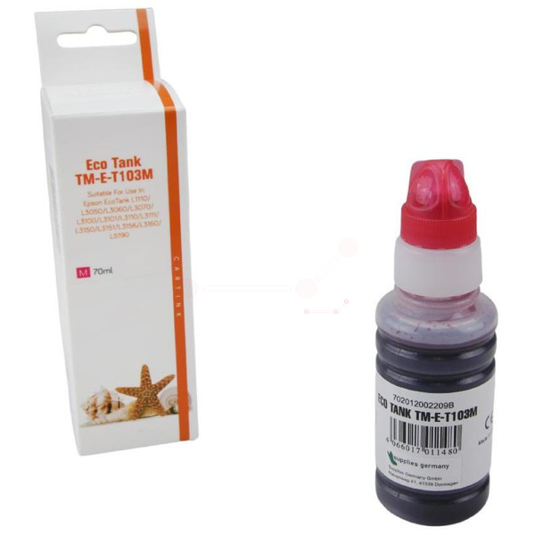 Premium Tinte Kompatibel zu EPSON 103, C13T00S34A Magenta