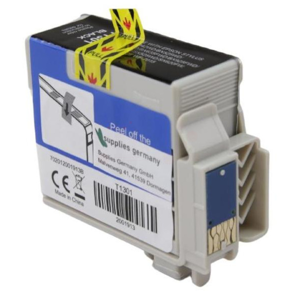 Premium Tinte Kompatibel zu EPSON C13T13014010, T1301 Black XL
